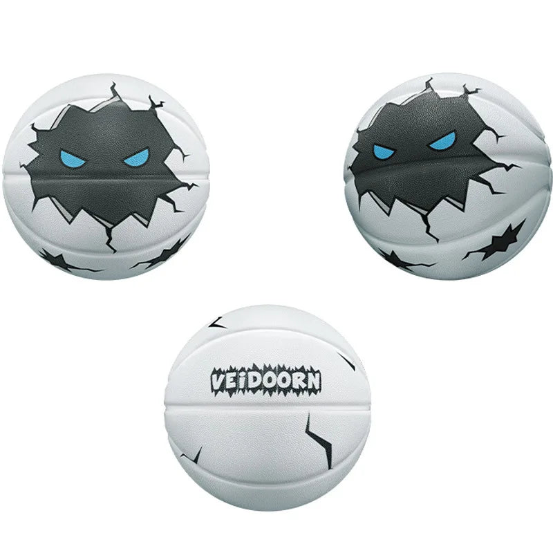 No. 7 patrones de anime en caucho con una buena sensación al tacto y resistencia al desgaste, adecuados para juegos de baloncesto en interiores/exteriores para adolescentes.