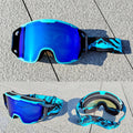 Gafas de esquí de doble capa antivaho, gafas de snowboard para hombres y mujeres, deportes de invierno al aire libre, protección UV, gafas de esquí de fondo