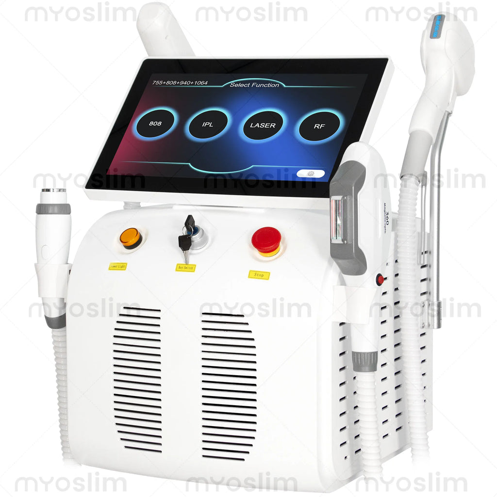Nueva Máquina 4 en 1 de Depilación y Eliminación de Tatuajes con Diodo Pico 808, Peeling de Carbono, RF, IPL, Nd Yag Picosecond Opt