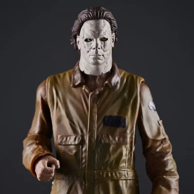 Figura de acción de Michael Myers de Halloween de 8 pulgadas, segunda generación, brazos articulados, modelo de terror coleccionable para coleccionistas adultos