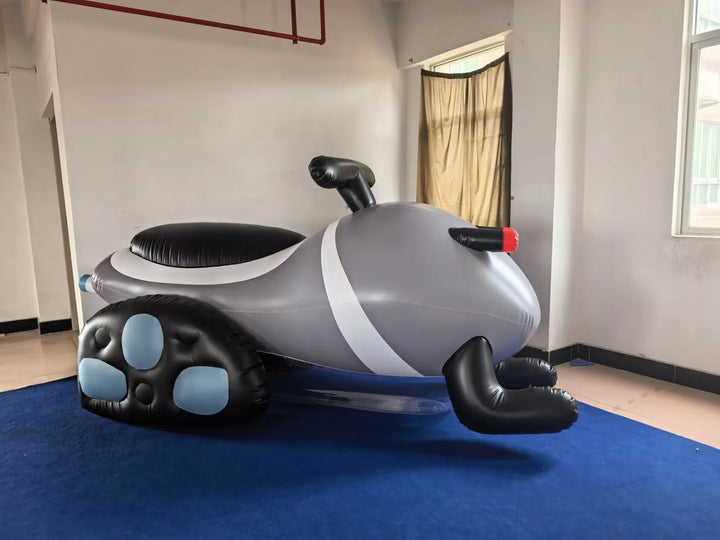 Bote Inflable con Motor para Jet Ski, Bote Flotante para Piscina, Lago, Juegos Acuáticos al Aire Libre, Regalo de Vacaciones
