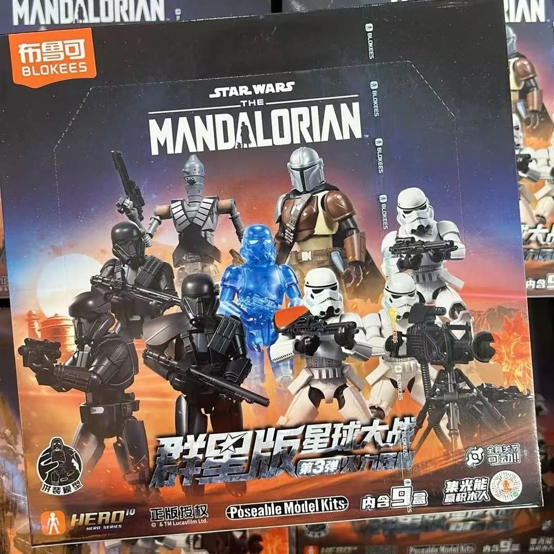 Blokees Star Wars Galaxy Edition Vol.3: Colección de Juguetes de Héroes con Marcajes de la Fuerza, Caja Sorpresa, Figura de Acción para Niños, Regalo