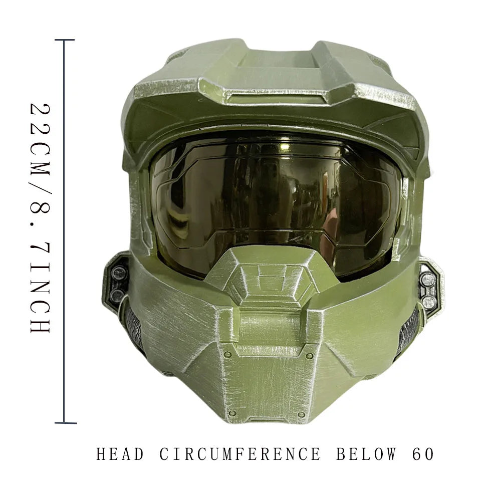 Casco de Star Black Series Wars, modelo Ha-lo Master Chief, para Halloween, cosplay, accesorio de casco verde, ideal como regalo de cumpleaños o Navidad, TK108.