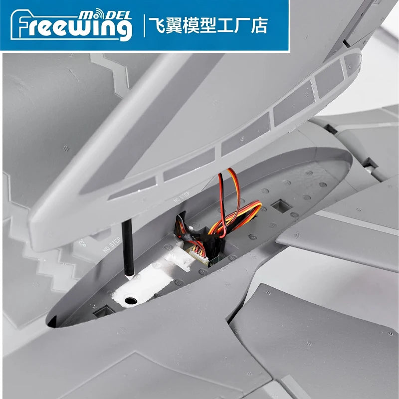 Avión RC Freewing F-35 C Lightning II de 110 cm de envergadura, ala fija eléctrica con ventilador canalizado de 110 mm, modelo de caza F-35C