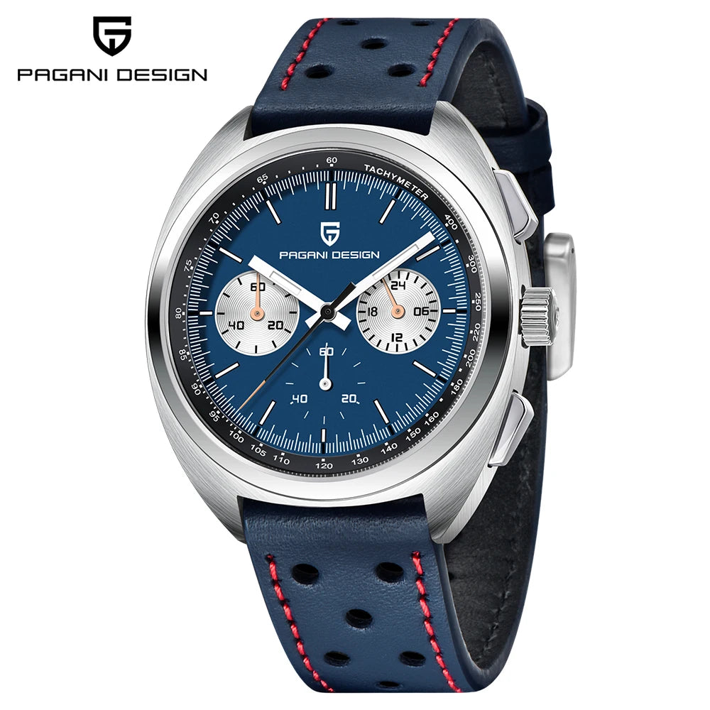 PAGANI DESIGN 2026 New Men's Watches Luxury Quartz Wrist Watch For Men Sapphire Speed Chronograph Retro Dial Clock Reloj Hombre