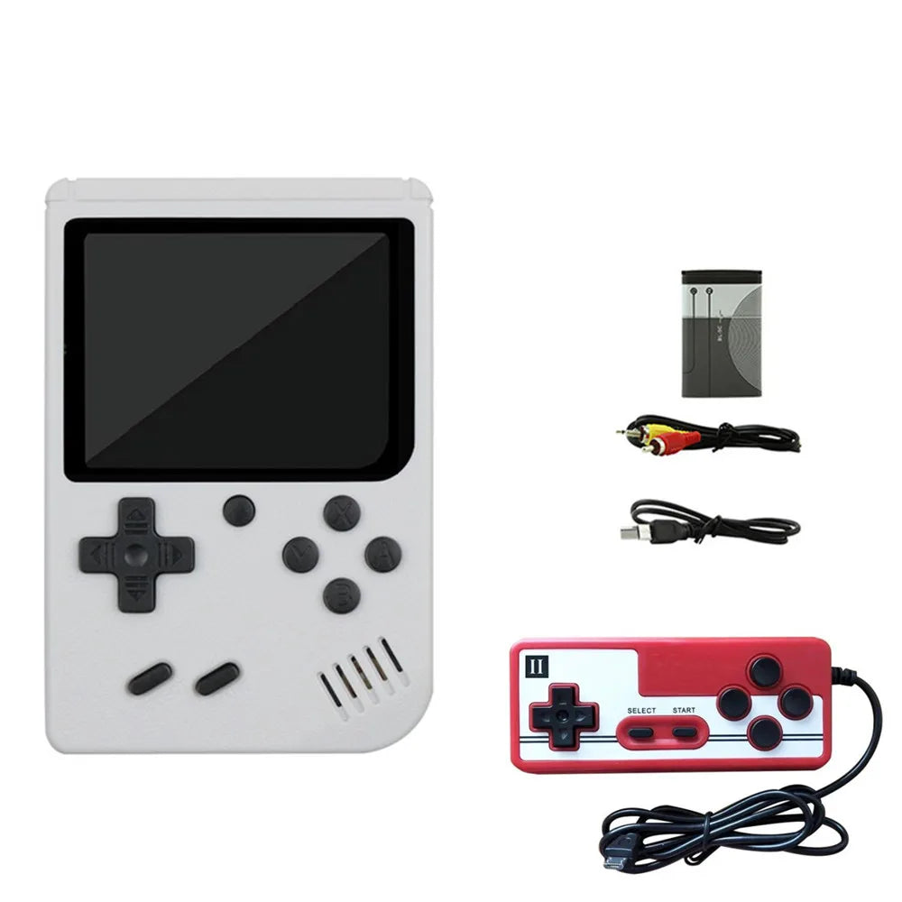 Consola de videojuegos retro con pantalla LCD de 2.4 pulgadas, 400 juegos integrados, consola de juegos portátil de bolsillo, regalo de Navidad