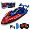 RC Boat for Kids 2.4GHz Remote Control Racing Speed Boat Rechargeable Electric Water Toy Spider Boat Pool Lake Outdoor Toy Gift