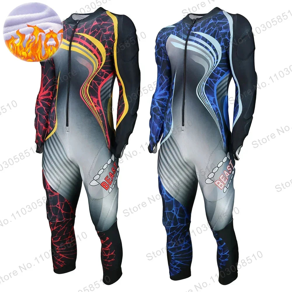 Trajes de invierno para hombre de manga larga, chaqueta de esquí cómoda hecha de suave tela de forro polar, traje de esquí de carreras, deporte de snowboard, sin acolchado.