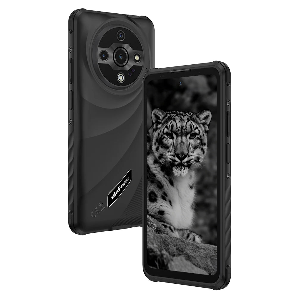 Teléfono robusto Ulefone Armor X31, 6.56'', 12 GB RAM + 128 GB ROM, cámara nocturna de 48 MP, Android 14, NFC, emisor de infrarrojos, smartphone 4G, versión global