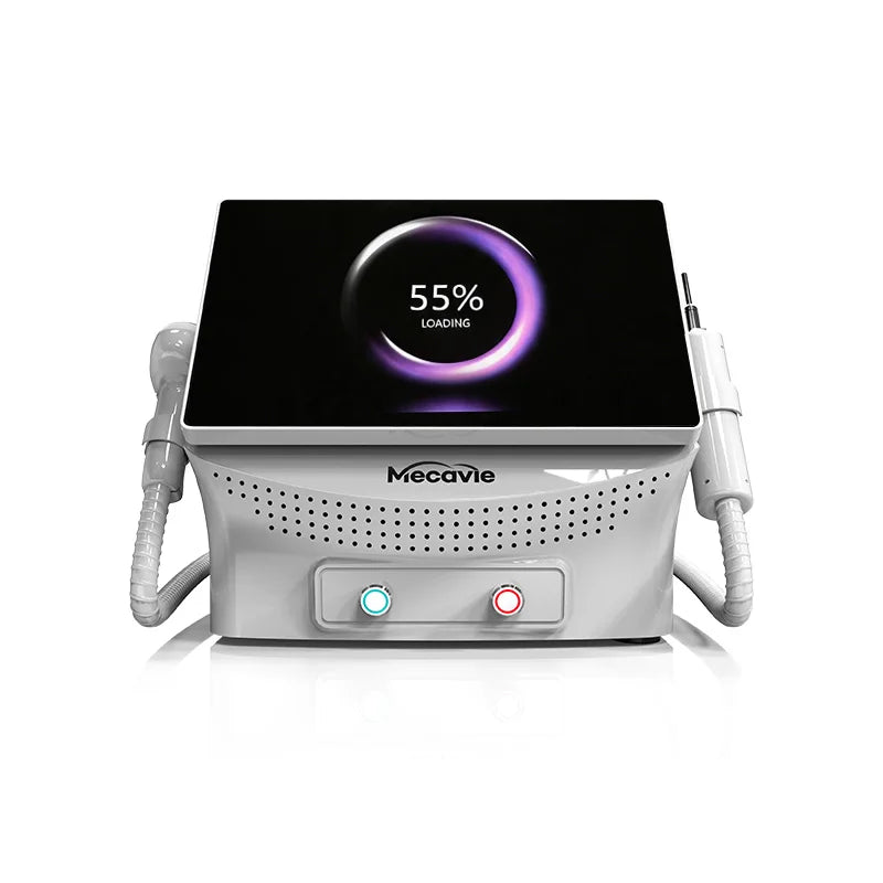Máquina de Diodo FAC 2 EN 1 Mecavie, 5 Longitudes de Onda, 5000W, Enfriamiento con Hielo, Depilación, Eliminación de Tatuajes y Pigmentos, Equipo de Belleza para Salón