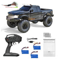 Camión todoterreno RC 4WD de escalada de 45 grados, 2,4G, 4WD, 1/10, suspensión independiente, coche de carreras de derrape