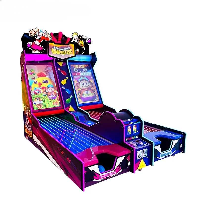 Máquina de Juego de Bolos Arcade, Equipo de Entretenimiento Interactivo para Locales Comerciales