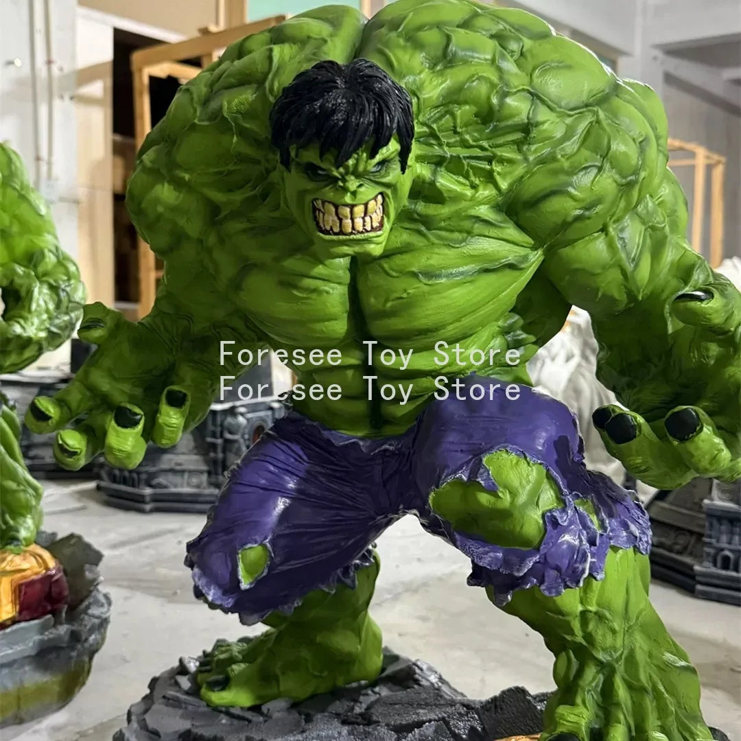 Avengers Nightmare Hulk Battle Pose Scene Model Statue Collectible Toy Display Piece Room Decoration Model Boy's Birthday Gift