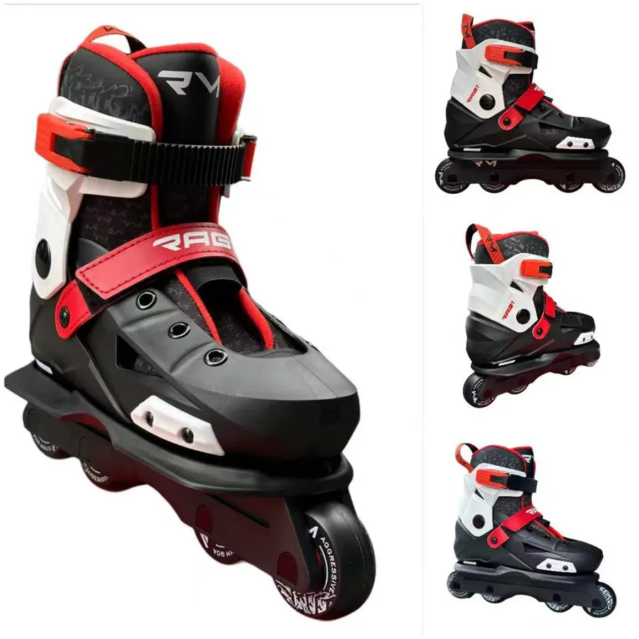Patines en Línea Ajustables para Niños, Patines de Alta Calidad, Ruedas Duraderas, Deslizamiento Suave, Equipo Cómodo para Exteriores