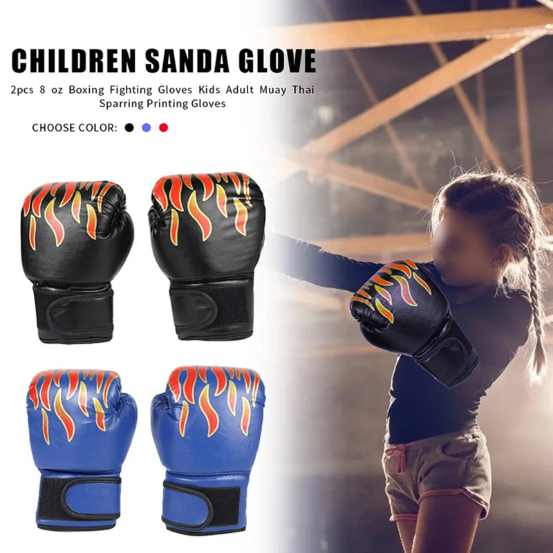 Guantes de boxeo de entrenamiento para niños, guantes de entrenamiento de boxeo, Taekwondo, combate, Fitness, equipo protector de boxeo de Arena para adultos