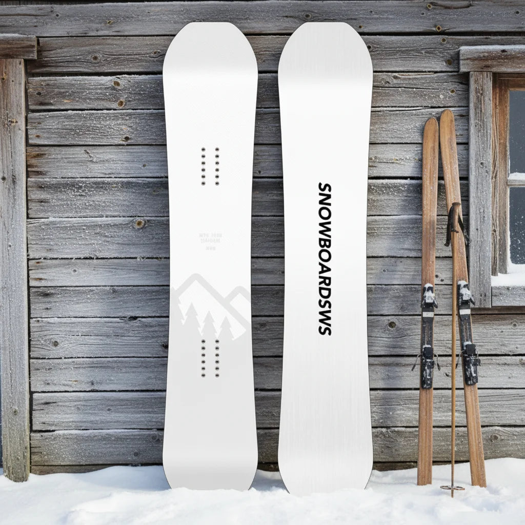 Tabla de Snowboard de Plástico Inyectado de Alta Calidad, Modelo QYWX QYSN001, para Adultos, Hombres y Mujeres, Fabricada en China