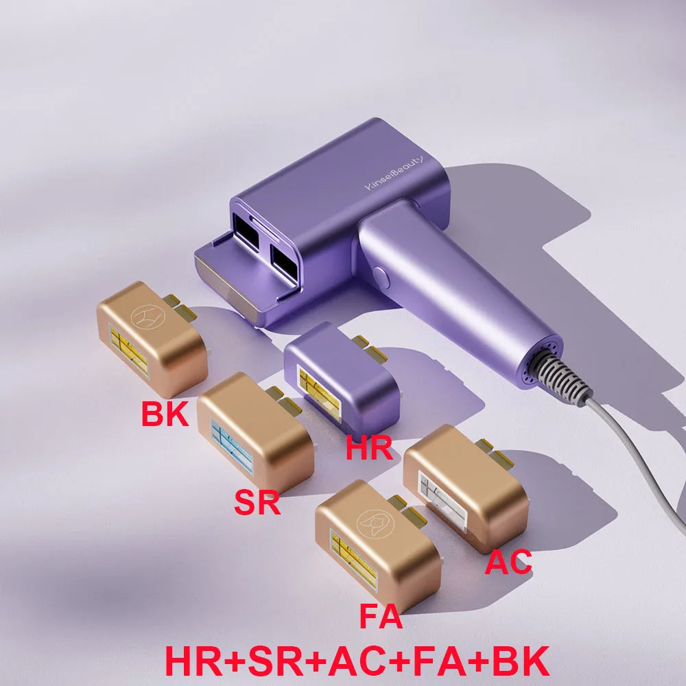 Depiladora láser KBT16, versión láser, para depilación IPL, con tecnología de enfriamiento ICE, 1000000 pulsos automáticos, indolora, para uso doméstico en todo el cuerpo.