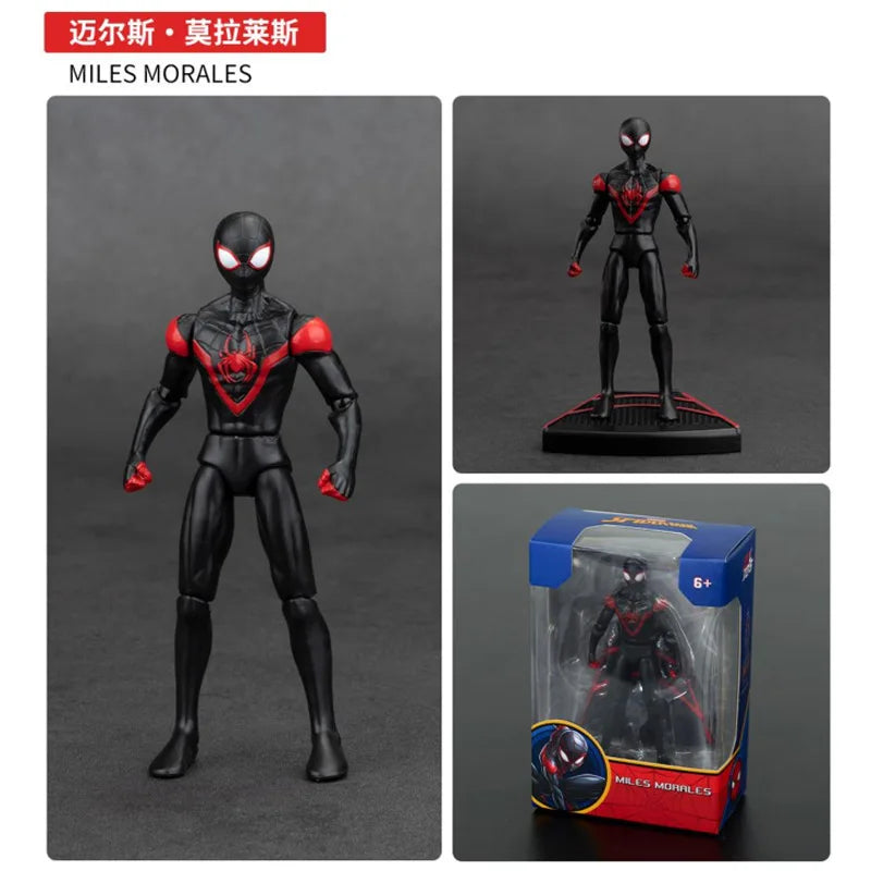 ZD Original Spider Man 4 pulgadas verde GOBLIN Doctor pulpo VENOM figuras de acción MILES GWEN ELECTRO SCARLET SPIDER 2099 juguetes de rinoceronte