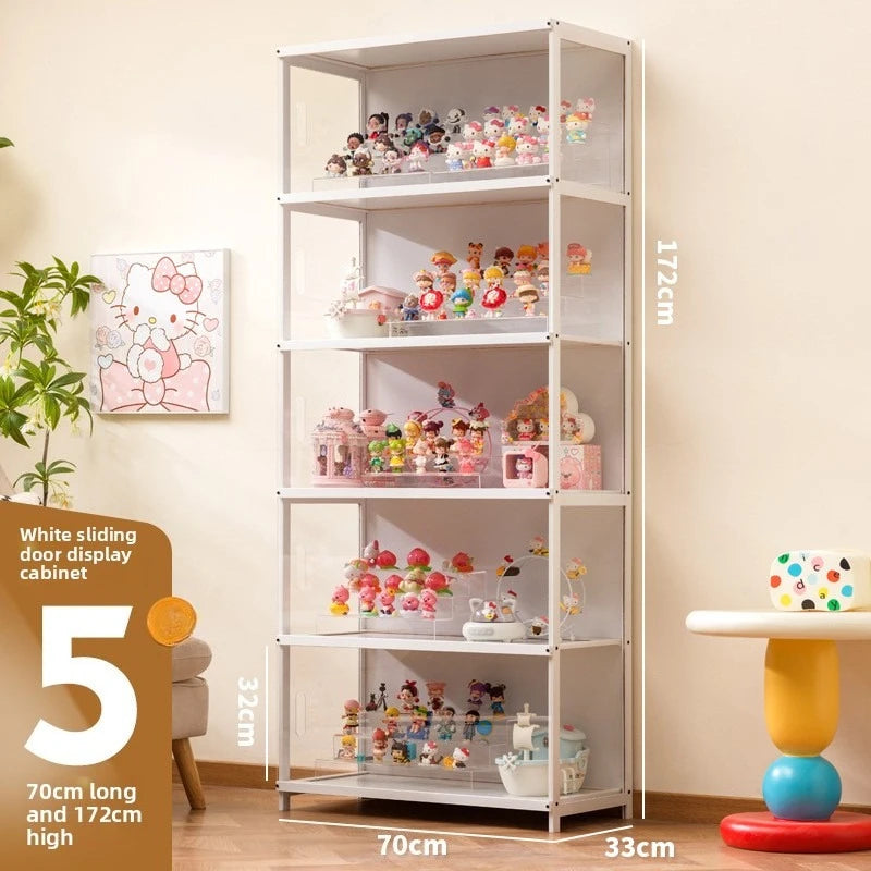 Vitrina expositora multifuncional para el hogar, caja transparente a prueba de polvo para modelos de juguete y figuras de colección (blind box)
