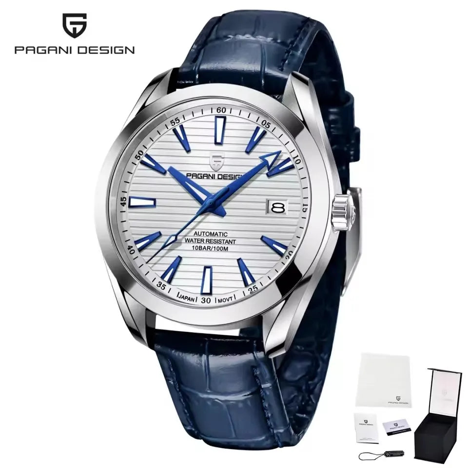 Reloj mecánico para hombre PAGANI DESIGN PD-1688 V3, resistente al agua 100M, cristal de zafiro, reloj de negocios de acero inoxidable para hombre