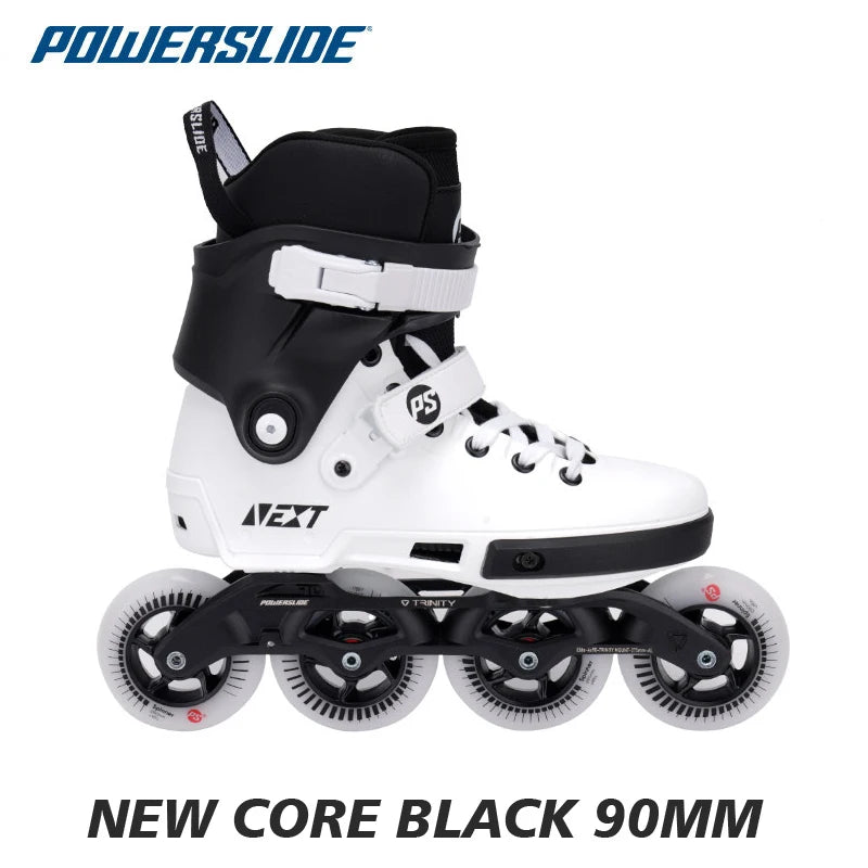 Patines Powerslide NEXT Trinity de 3 Ruedas para Adultos, Patines FSK para Patinaje en Calle, Patines en Línea Profesionales