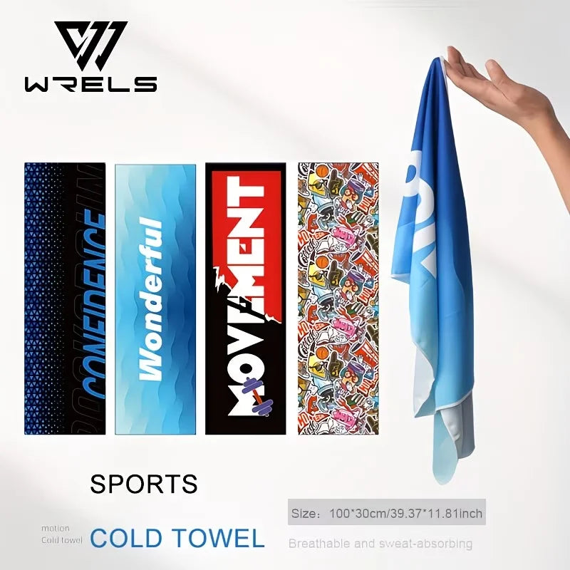 Toalla de Microfibra de Secado Rápido WRELS, Transpirable y Refrescante, con Gran Absorción del Sudor, para Baño, Natación y Running