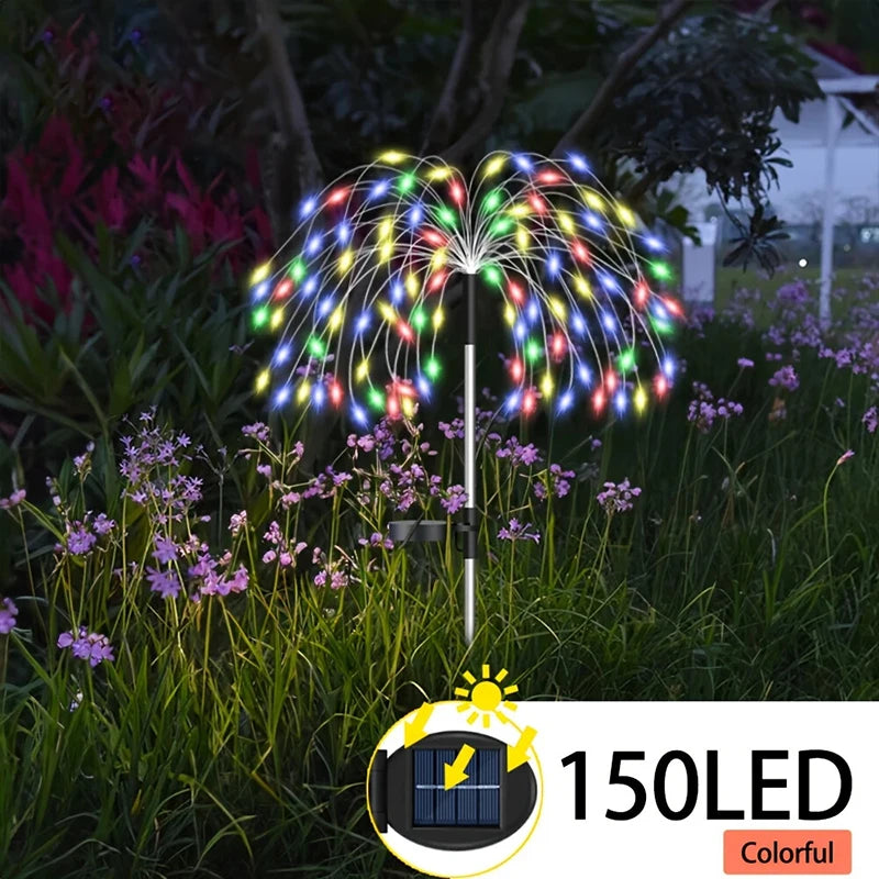 420LED Solar Landscape Lights Outdoor Waterproof Fairy Lights Decor for Outdoor Lawn Yard Balcony Path Solar Stake Lights