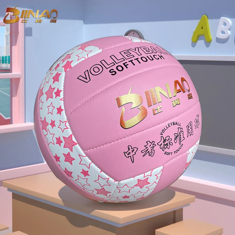 Pelota de juego de entrenamiento profesional de voleibol de tamaño 5 suave para jóvenes principiantes pelota de práctica interior voleibol de playa al aire libre