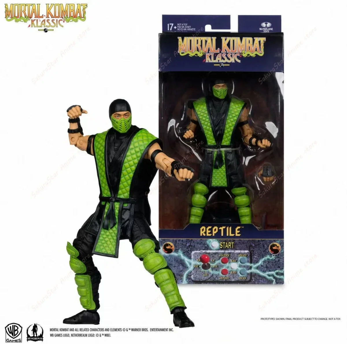 【En stock】Mortal Kombat Spawn Sub Zero Scorpion Kitana Liu Kang Figura de acción articulada de 7 pulgadas 17 cm Modelo de juguete coleccionable del juego