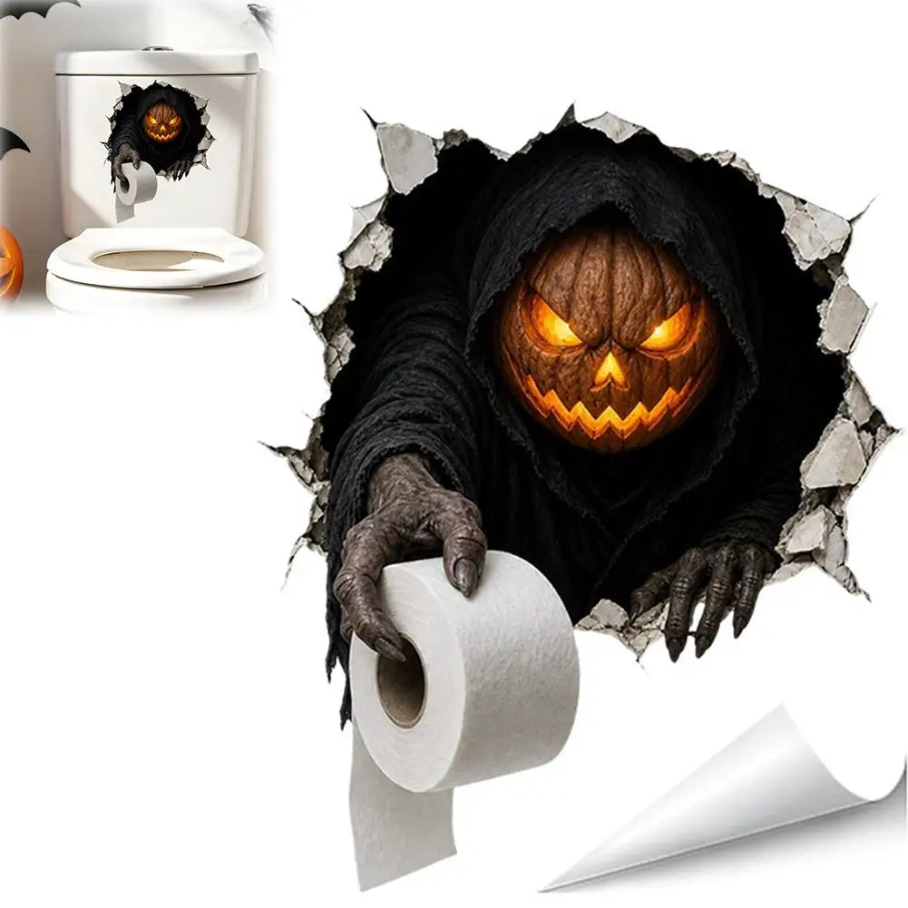 Pegatinas de pared de Halloween, decoración interior de fantasma aterrador para dormitorio, sala de estar, ambiente espeluznante, decoración espeluznante para fiesta en el bar