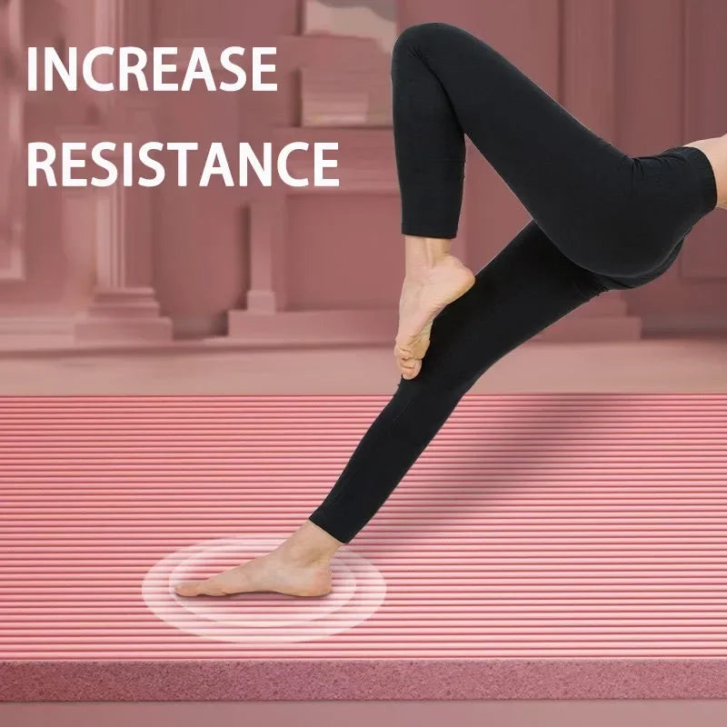 Estera de Yoga de 15mm de espesor, estera antideslizante para deportes ambientales, estera de Yoga de espuma cómoda NBR para ejercicio familiar, Yoga, Pilates