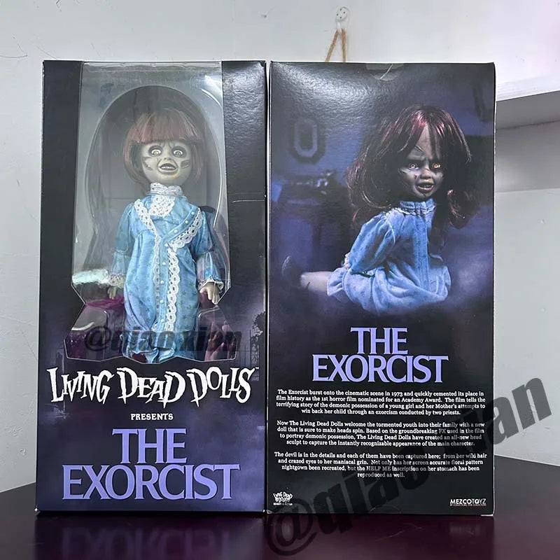 30cm Mezco Horror Living Dead Dolls The Exorcist Joint figura de acción de PVC móvil modelo coleccionable figura de dibujos animados juguete regalos