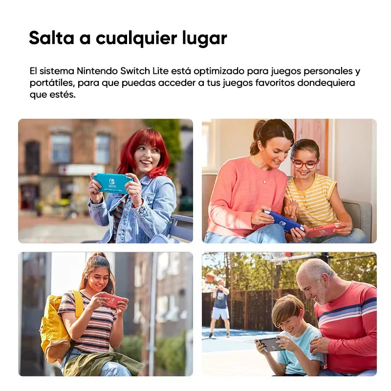 Consolas Nintendo Switch Lite - 32GB Batería 3570mAh 5.5'' Compacta y ligera Controles integrados Juegos compatibles