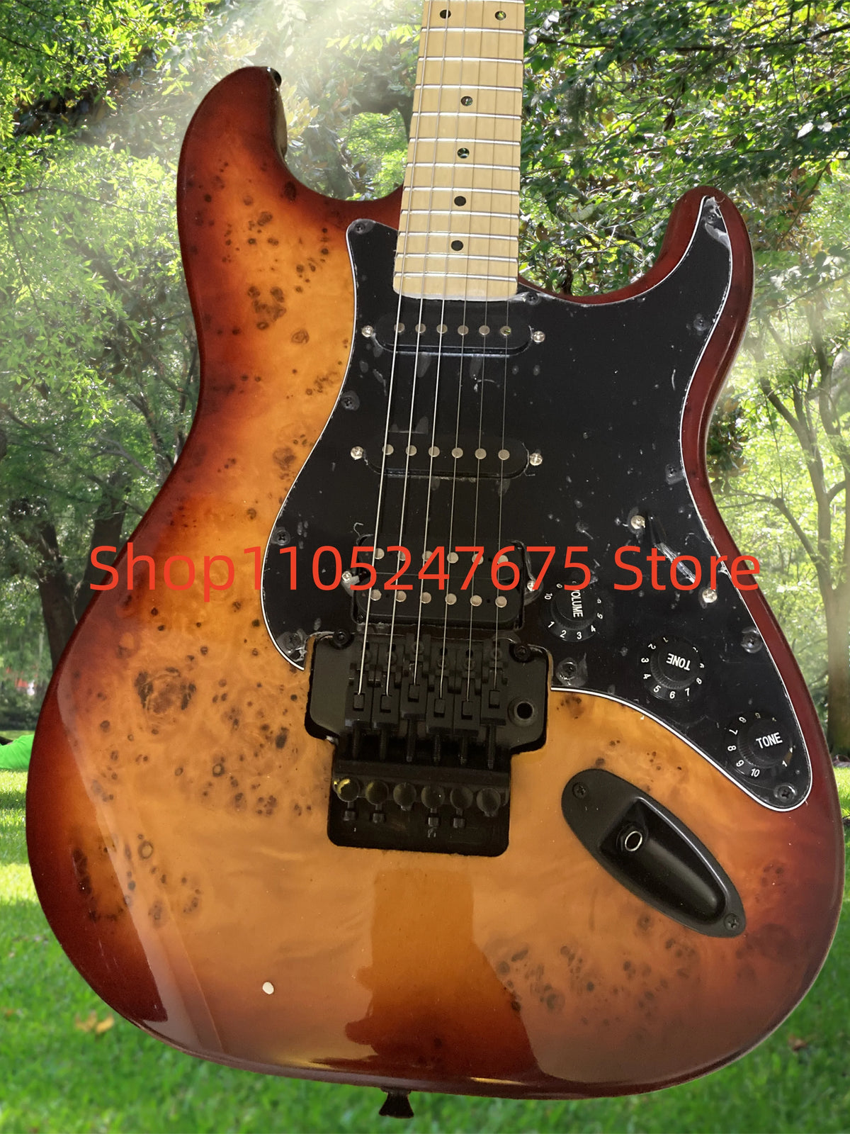 (Entrega en 25-35 días) En stock Guitarra eléctrica con cuerpo personalizado de caoba 05