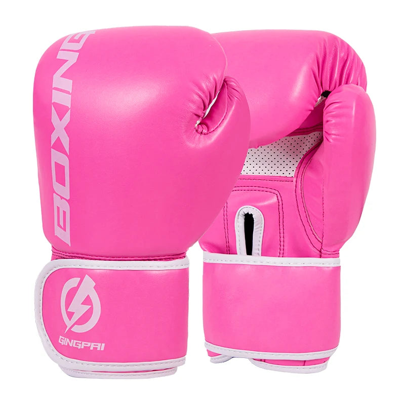 4 6 8 10 12oz guantes de boxeo para hombres y mujeres guantes de combate de competición de entrenamiento de boxeo guantes de entrenamiento de saco de arena boxeo MMA