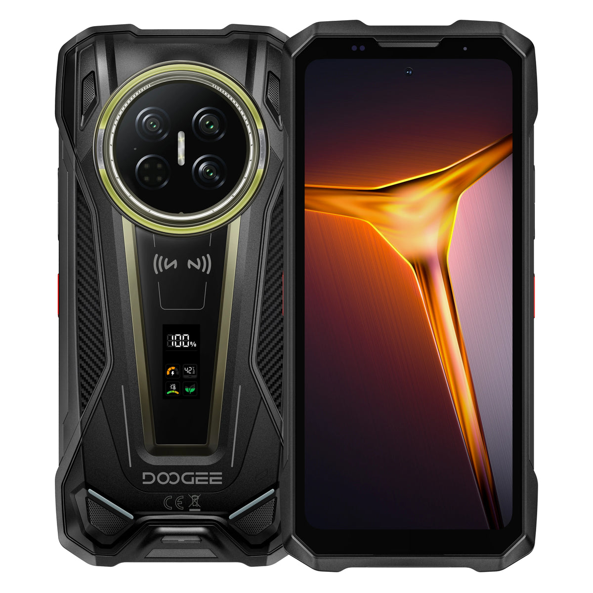 Smartphone ultrarresistente insignia DOOGEE V Max 2 5G, estreno mundial, 6,78", pantalla digital, 48 GB (16+32) de RAM + 512 GB de ROM, gran batería de 22000 mAh, Android 16, luces de camping duales, carga superrápida de 120 W