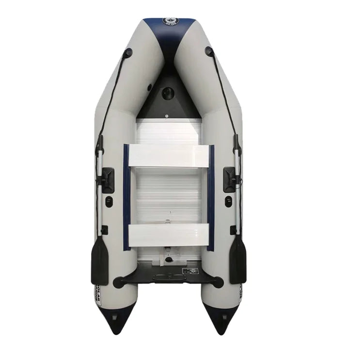 /4 personas 8,85 pies barco de asalto inflable velocidad Kayak pesca canoa Hovercraft piso de aluminio