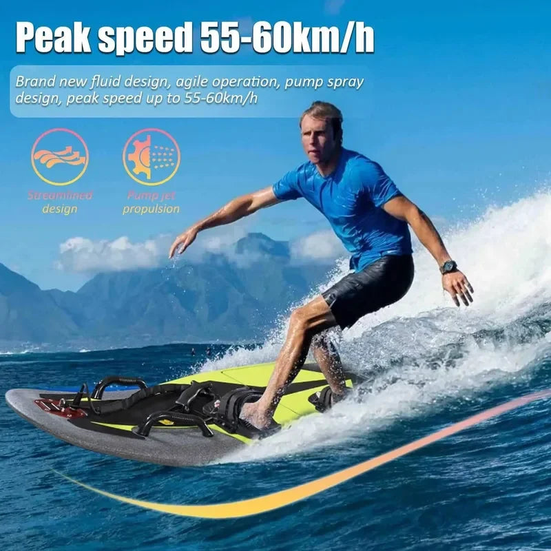 Tabla de Surf Eléctrica Havospark, Material EPP, Motor de 12KW, Batería de 4.4KWH 48V, Velocidad de Navegación de 55 km/h, para Lagos, Ríos y Océanos