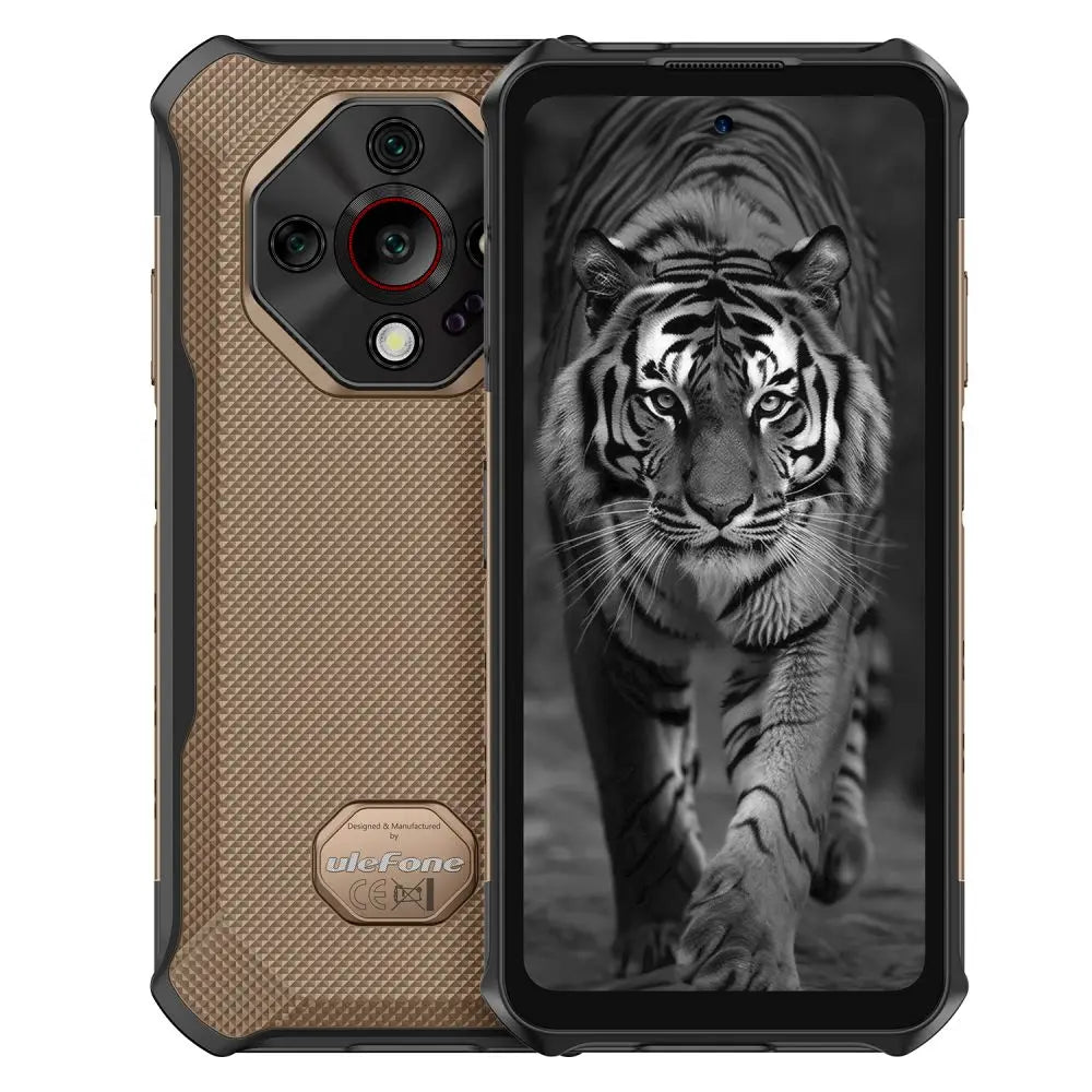 Smartphone resistente Ulefone Armor X16 4G Android 15, hasta 12GB+128GB, batería de 10360mAh, linterna de alto brillo, cámara principal de 48MP