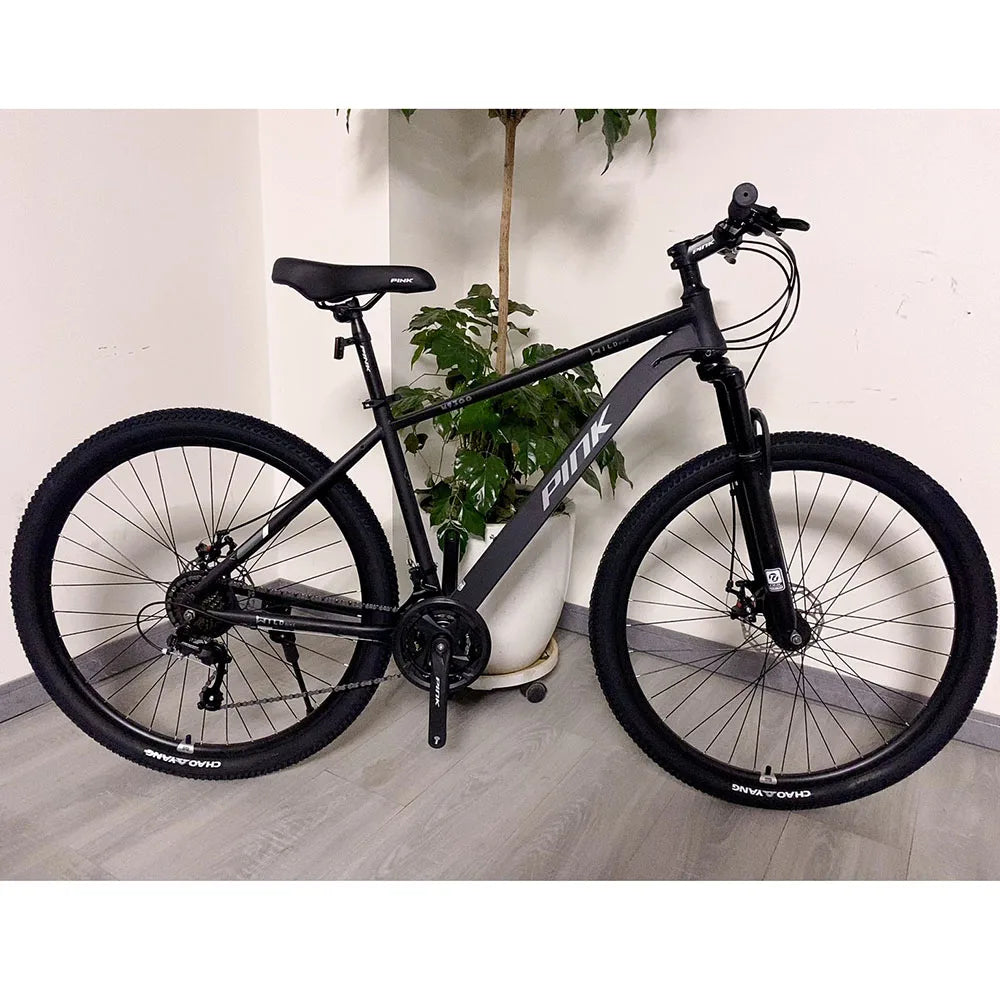 BICICLETA DE MONTAÑA CON CUADRO DE ACERO AL CARBONO DE 29 PULGADAS, 21 VELOCIDADES, FRENO DE DISCO, LISTA PARA COMPETIR, CÓMODA