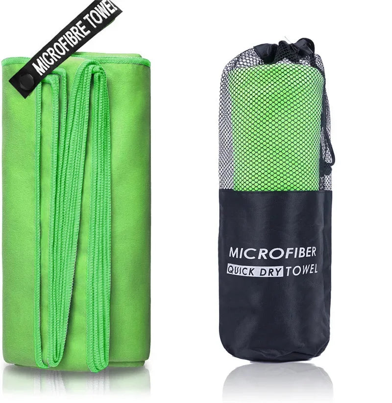 Toalla Deportiva de Secado Rápido 40x80/80x160CM Azul Gris Verde Naranja para Natación, Gimnasio, Fitness, Camping, Running, Playa