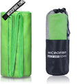 Toalla Deportiva de Secado Rápido 40x80/80x160CM Azul Gris Verde Naranja para Natación, Gimnasio, Fitness, Camping, Running, Playa