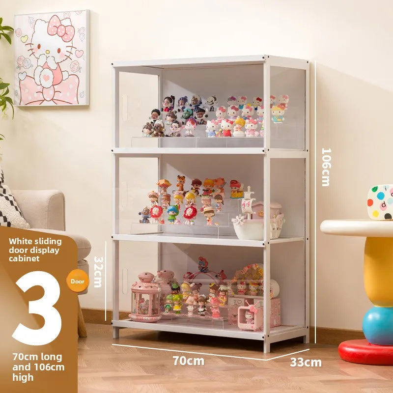 Vitrina expositora multifuncional para el hogar, caja transparente a prueba de polvo para modelos de juguete y figuras de colección (blind box)