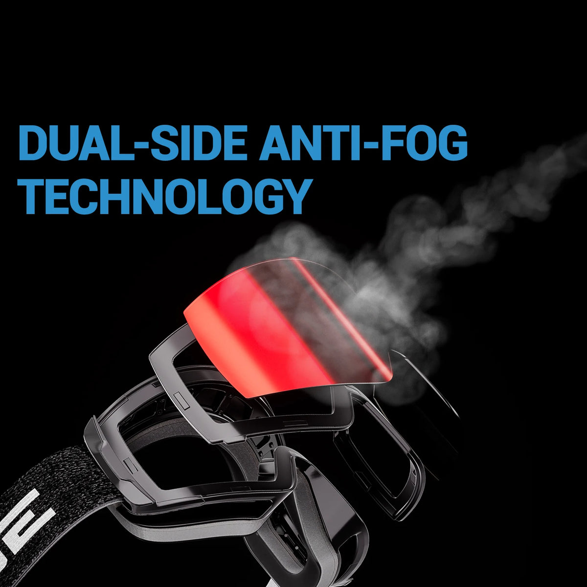 Gafas de Esquí KAPVOE de Doble Capa Antivaho con Protección UV400, Gafas de Snowboard Resistentes al Viento y Antideslumbrantes para Deportes de Nieve