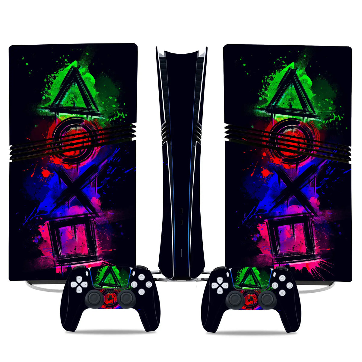 Adhesivo de vinilo protector para mando de consola PS5 Pro Digital, funda envolvente para accesorios de juego