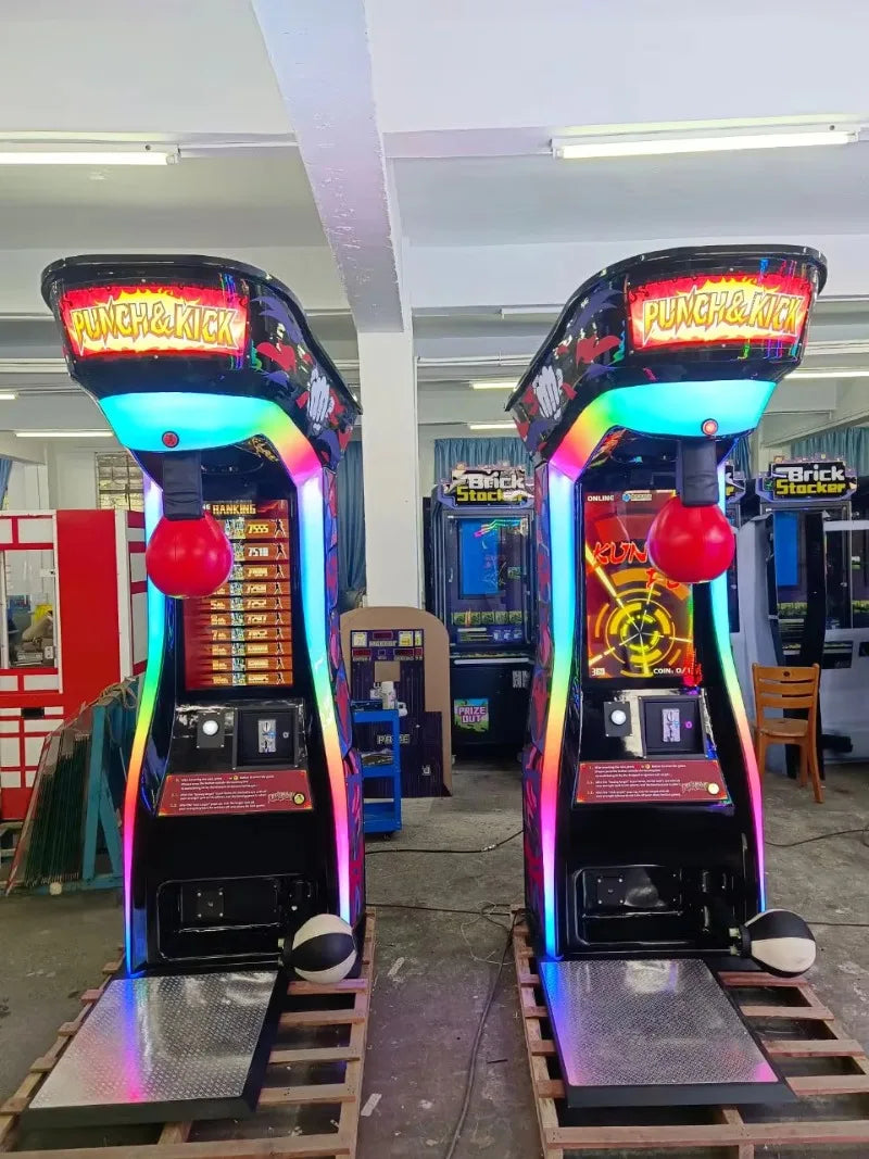 Máquina de Juego Arcade de Boxeo Electrónica Operada con Monedas, Modelo Personalizado de Última Generación