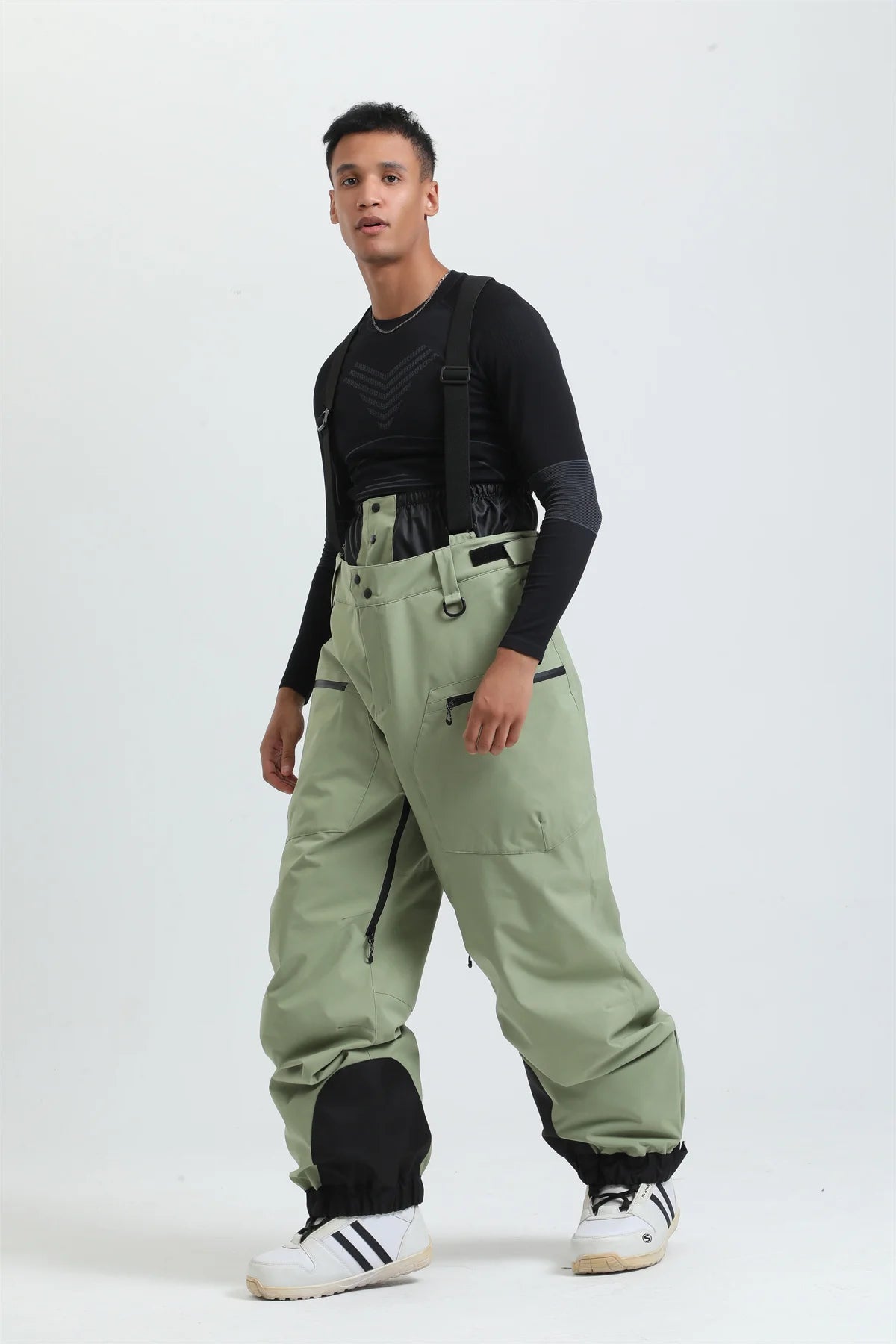 Pantalones de Esquí Gsou para Mujer, Impermeables, para Deportes de Montaña, Invierno, para Hombre y Mujer, Overoles de Snowboard con Tirantes, Pantalones de Nieve Cálidos para -40 Grados