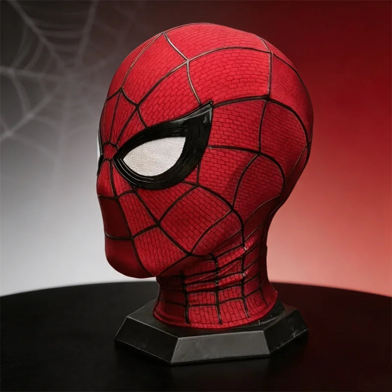 Máscara Magnética de Spider-Man, Réplica Precisa de la Película, Accesorio de Cosplay, Atrezzo para Exhibición en Escritorio, Artículo Coleccionable para Aficionados