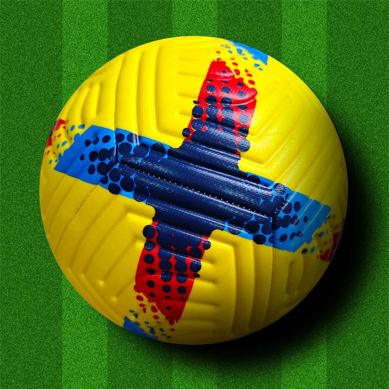 Pelotas de fútbol más nuevas, tamaño estándar 5, Material PU, alta calidad, juego oficial al aire libre, entrenamiento de fútbol, fútbol sin costuras