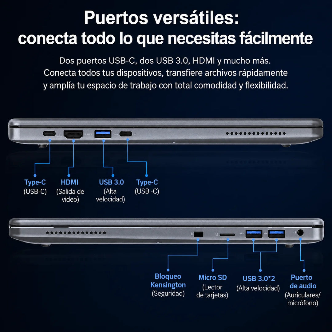 Ninkear N16 Pro portátil laptop pc 16 pulgadas 2.5K 120Hz IPS Intel Core i7-12700H 16GB RAM 1TB SSD Windows 11 ordenador gaming negocio oficina estudio trabajo portátil potente